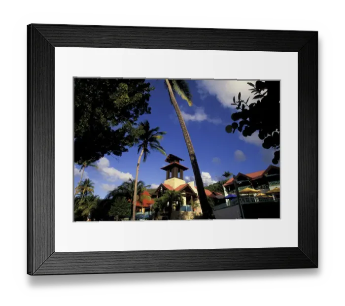 Framed Print : Caribbean, US Virgin Islands, St. Croix, Cane Bay. Carambola Beach Resort, main building Framed Print : Caribbean, US Virgin Islands, St. Croix, Cane Bay. Carambola Beach Resort, main building