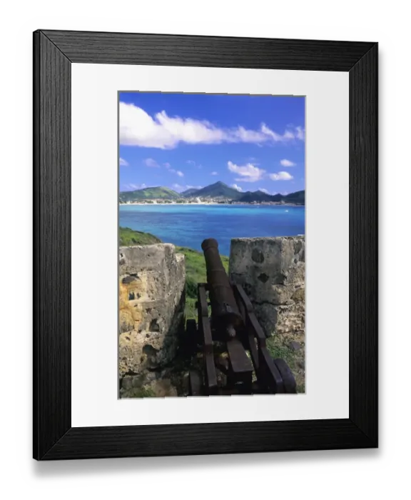 Framed Print : Old fort Philipsburg, capital of St. Maarten Framed Print : Old fort Philipsburg, capital of St. Maarten