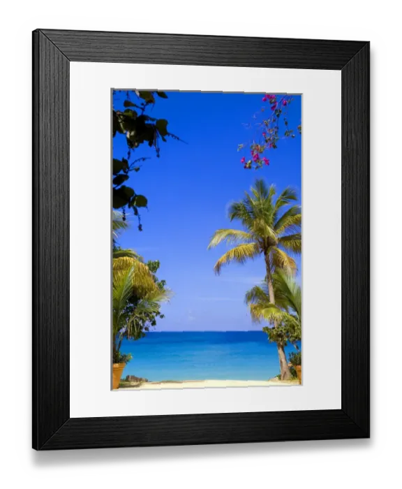Framed Print : Baie Longue Long Bay beach St. Martin Caribbean Framed Print : Baie Longue Long Bay beach St. Martin Caribbean