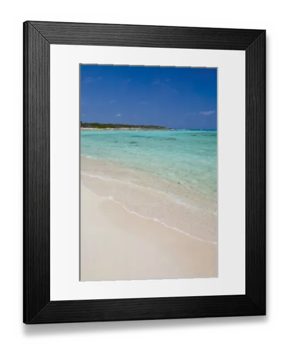 Framed Print : Sandy Point, Little Cayman, Cayman Islands, Caribbean