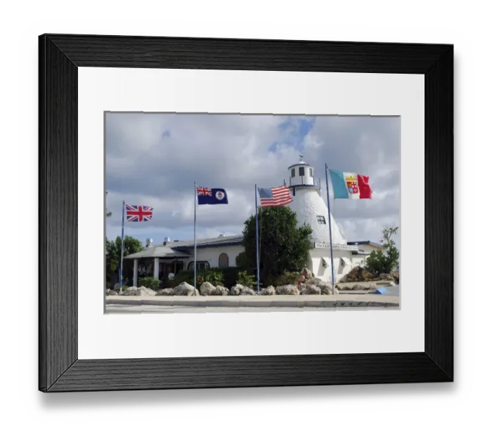 Framed Print : The Lighthouse at Breakers, Grand Cayman, Cayman Island