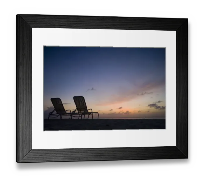 Framed Print : Cayman Islands, Grand Cayman Island, George Town, Beach chairs along Seven Mile Beach Framed Print : Cayman Islands, Grand Cayman Island, George Town, Beach chairs along Seven Mile Beach