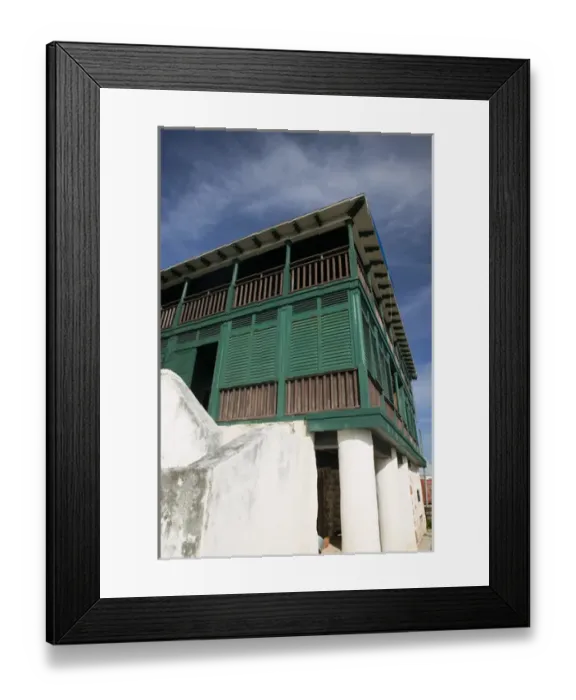 Framed Print : CAYMAN ISLANDS - GRAND CAYMAN - Great Pedro Point: Pedro St. James Historic House (b Framed Print : CAYMAN ISLANDS - GRAND CAYMAN - Great Pedro Point: Pedro St. James Historic House (b