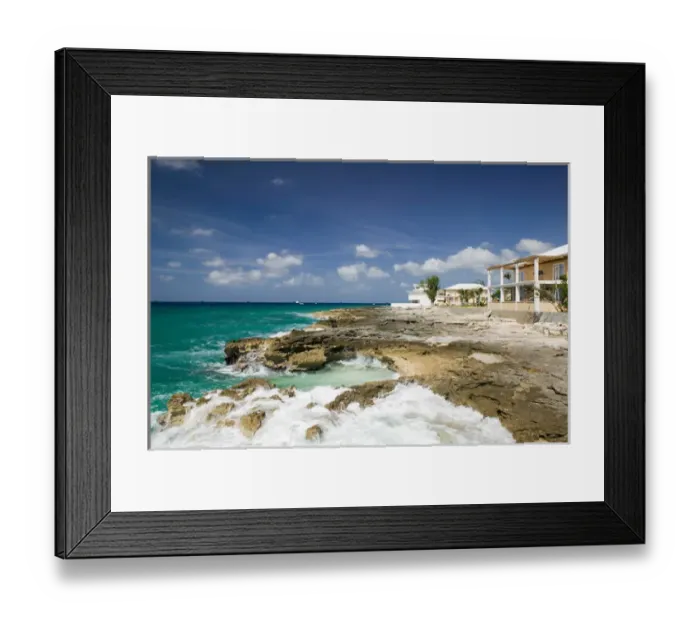 Framed Print : CAYMAN ISLANDS - GRAND CAYMAN - Georgetown: Ocean View at Smith Cove Framed Print : CAYMAN ISLANDS - GRAND CAYMAN - Georgetown: Ocean View at Smith Cove