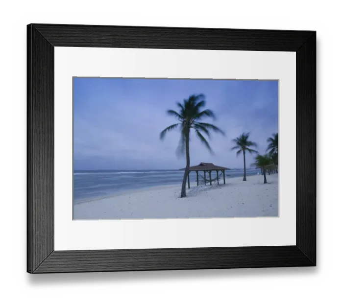 Framed Print : CAYMAN ISLANDS - CAYMAN BRAC - West End: Beach View Evening / Brac Reef Beach Resort Framed Print : CAYMAN ISLANDS - CAYMAN BRAC - West End: Beach View Evening / Brac Reef Beach Resort