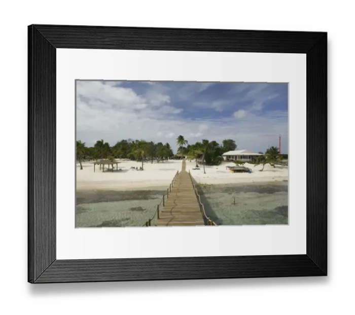 Framed Print : CAYMAN ISLANDS - CAYMAN BRAC - West End: Beach View / Brac Reef Beach Resort Framed Print : CAYMAN ISLANDS - CAYMAN BRAC - West End: Beach View / Brac Reef Beach Resort