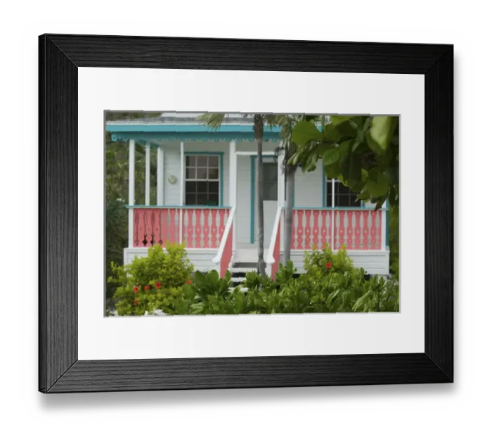 Framed Print : CAYMAN ISLANDS - CAYMAN BRAC - Goat Bay: Beach Cottage Framed Print : CAYMAN ISLANDS - CAYMAN BRAC - Goat Bay: Beach Cottage