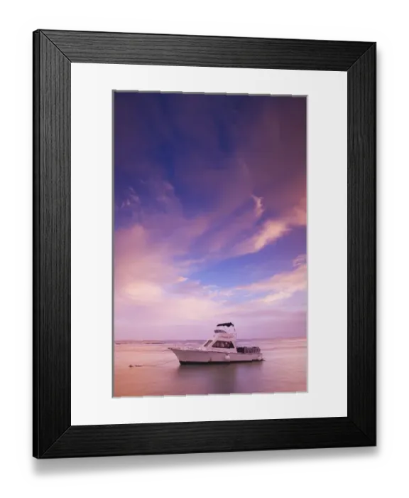 Framed Print : CAYMAN ISLANDS - CAYMAN BRAC - West End: Sunset with Dive Boats Framed Print : CAYMAN ISLANDS - CAYMAN BRAC - West End: Sunset with Dive Boats