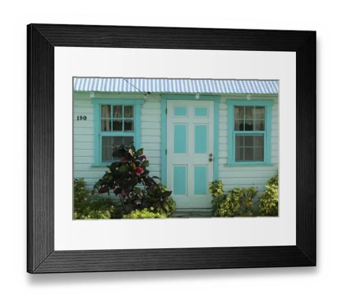 Framed Print : CAYMAN ISLANDS - CAYMAN BRAC - Spot Bay: Cottage