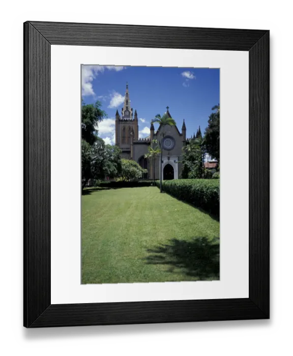 Framed Print : Caribbean, Trinidad, Port of Spain Trinity Cathedral Framed Print : Caribbean, Trinidad, Port of Spain Trinity Cathedral