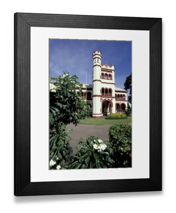 Framed Print : Caribbean, Trinidad, Port of Spain Magnificent Seven Mansions