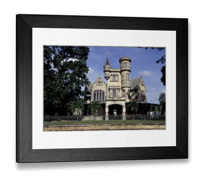 Framed Print : Caribbean, Trinidad, Port of Spain Magnificent Seven Mansions Framed Print : Caribbean, Trinidad, Port of Spain Magnificent Seven Mansions