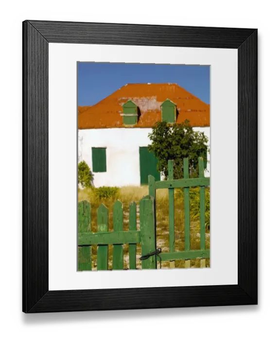 Framed Print : TURKS & CAICOS, Salt Cay Island, Balfour Town Historic former Worlds Greatest