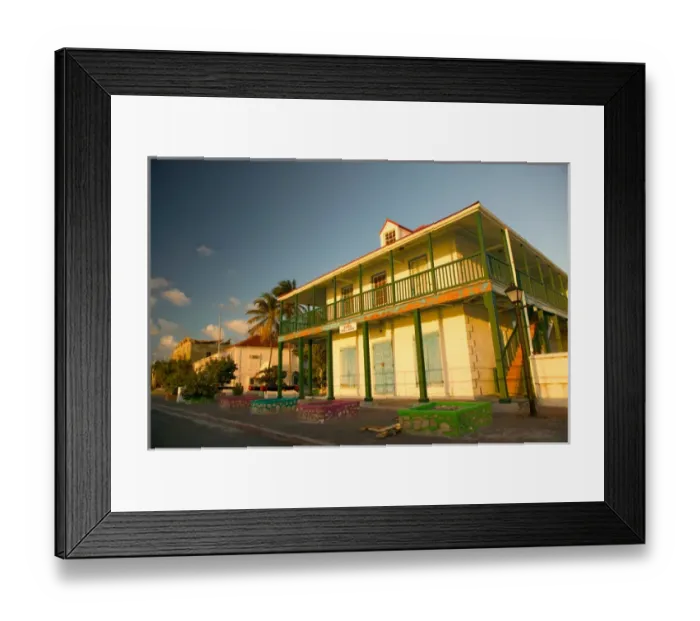 Framed Print : TURKS & CAICOS, Grand Turk Island, Cockburn Town The General Post Office at sunset Framed Print : TURKS & CAICOS, Grand Turk Island, Cockburn Town The General Post Office at sunset