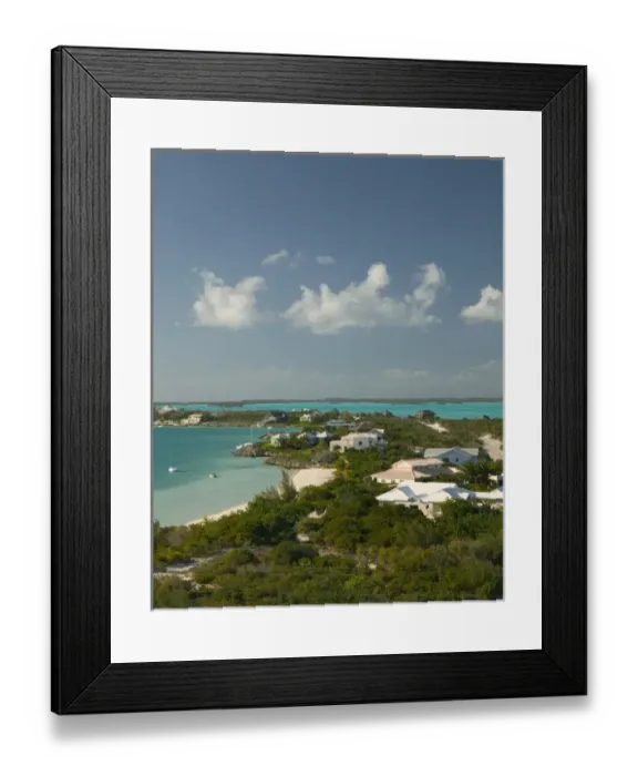 Framed Print : Caribbean, TURKS & CAICOS-Providenciales Island-Chalk Sound: View along Sapodilla Bay Framed Print : Caribbean, TURKS & CAICOS-Providenciales Island-Chalk Sound: View along Sapodilla Bay