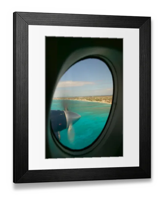 Framed Print : Caribbean, TURKS & CAICOS-Grand Turk Island- View of Grand Turk & Propeller Framed Print : Caribbean, TURKS & CAICOS-Grand Turk Island- View of Grand Turk & Propeller