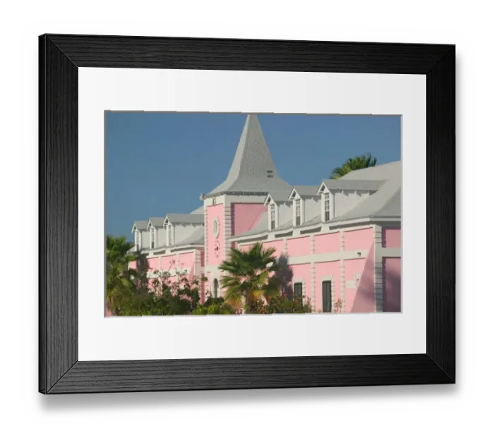 Framed Print : Caribbean, TURKS & CAICOS-Grand Turk Island-Cockburn Town: Government Courthouse Framed Print : Caribbean, TURKS & CAICOS-Grand Turk Island-Cockburn Town: Government Courthouse