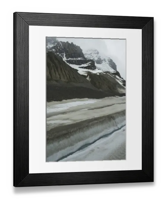 Framed Print : Canada: Alberta, Columbia Icefields Center Bus Tour, Athabasca Glacier Framed Print : Canada: Alberta, Columbia Icefields Center Bus Tour, Athabasca Glacier