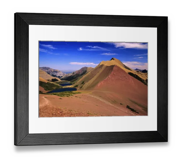 Framed Print : Carthew Pass in Waterton Lakes National Park in Alberta Canada Framed Print : Carthew Pass in Waterton Lakes National Park in Alberta Canada