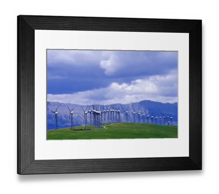 Framed Print : Windmills at Pincher Creek, Alberta, Canada Framed Print : Windmills at Pincher Creek, Alberta, Canada