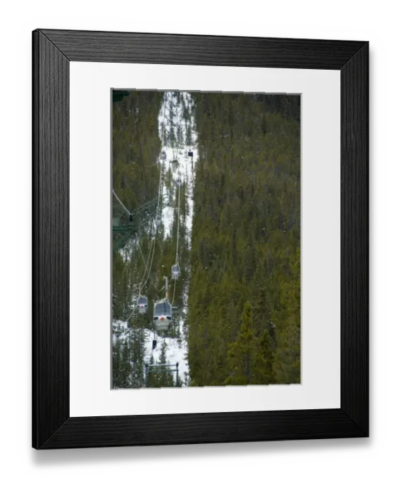 Framed Print : Canada, Alberta, Banff. Banff Gondola to the summit of Sulphur Mountain Framed Print : Canada, Alberta, Banff. Banff Gondola to the summit of Sulphur Mountain