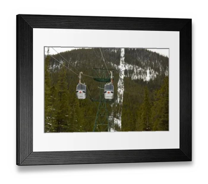 Framed Print : Canada, Alberta, Banff. Banff Gondola to the summit of Sulphur Mountain Framed Print : Canada, Alberta, Banff. Banff Gondola to the summit of Sulphur Mountain