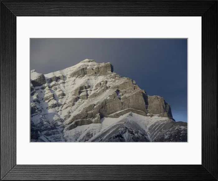 Framed Print : Canada, Alberta, Banff. Views from the summit of Sulphur Mountain