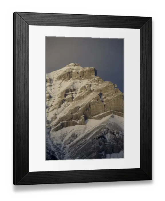 Framed Print : Canada, Alberta, Banff. Views from the summit of Sulphur Mountain