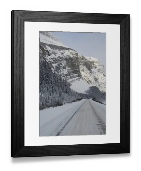 Framed Print : 02. Canada, Alberta, Icefields Parkway. Jasper National Park in winter Framed Print : 02. Canada, Alberta, Icefields Parkway. Jasper National Park in winter