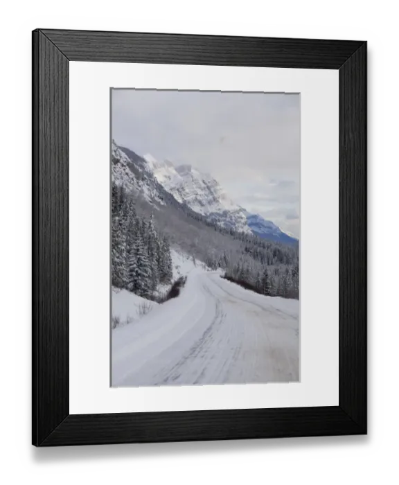 Framed Print : 02. Canada, Alberta, Icefields Parkway. Jasper National Park in winter Framed Print : 02. Canada, Alberta, Icefields Parkway. Jasper National Park in winter