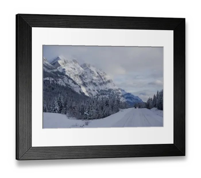 Framed Print : 02. Canada, Alberta, Icefields Parkway. Jasper National Park in winter Framed Print : 02. Canada, Alberta, Icefields Parkway. Jasper National Park in winter