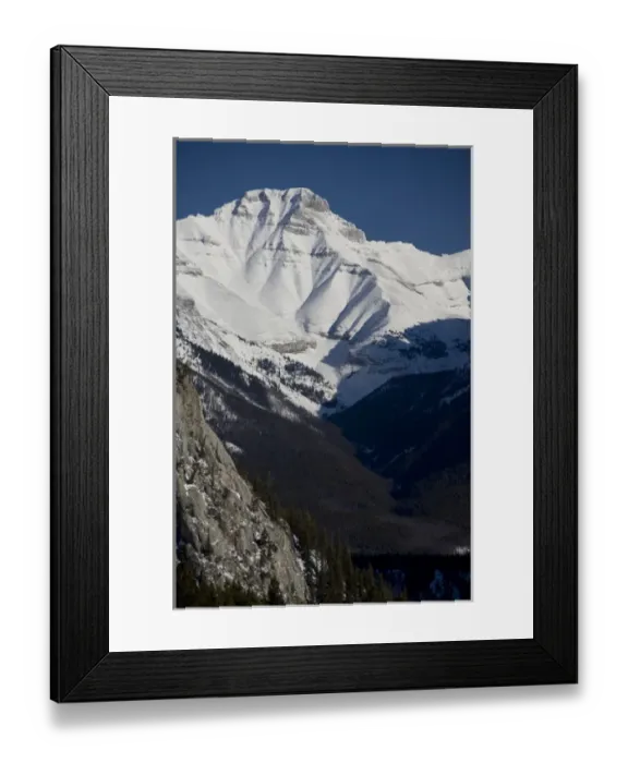 Framed Print : Canada, Alberta, Banff. Views from the summit of Sulphur Mountain