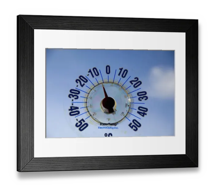 Framed Print : Canada, Alberta, Banff. Window mounted thermometer Framed Print : Canada, Alberta, Banff. Window mounted thermometer