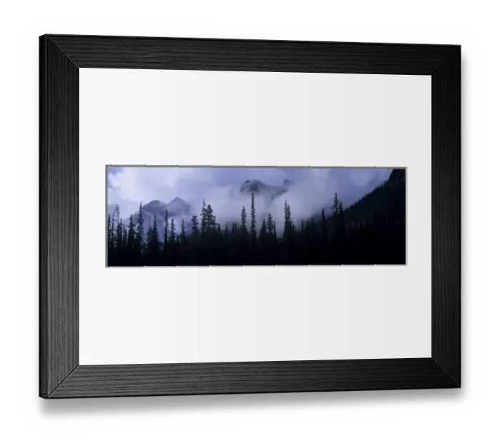 Framed Print : Canada, Alberta, Banff NP. Clouds swirl around mountain peaks above Lake Louise Junction Framed Print : Canada, Alberta, Banff NP. Clouds swirl around mountain peaks above Lake Louise Junction