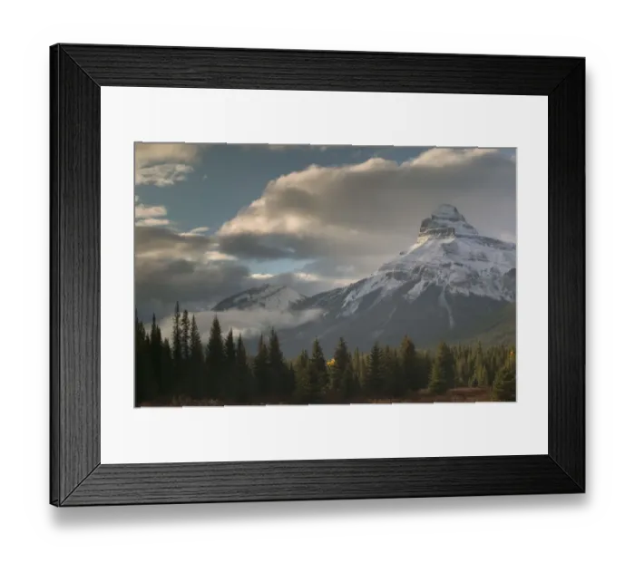 Framed Print : 02. Canada, Alberta, Banff National Park: Banff, Mt. Brett (el.2984m). Morning / Winter Framed Print : 02. Canada, Alberta, Banff National Park: Banff, Mt. Brett (el.2984m). Morning / Winter
