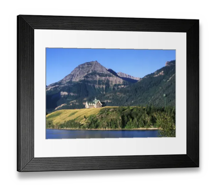 Framed Print : Prince of Wales Hotel, Waterton Lakes NP, Alberta, Canada