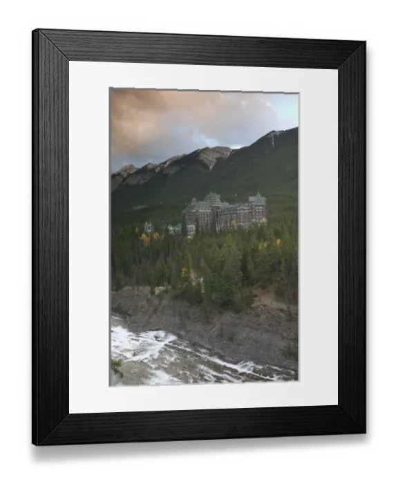 Framed Print : 02. Canada, Alberta, Banff National Park: Banff, The Fairmont Banff Springs Hotel / Dusk Framed Print : 02. Canada, Alberta, Banff National Park: Banff, The Fairmont Banff Springs Hotel / Dusk