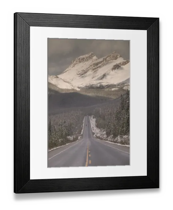 Framed Print : 02. Canada, Alberta, Banff National Park: Icefields Parkway (Rt.93). Early Winter Framed Print : 02. Canada, Alberta, Banff National Park: Icefields Parkway (Rt.93). Early Winter