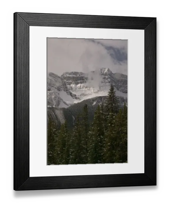 Framed Print : 02. Canada, Alberta, Banff National Park: LAKE LOUISE, Early Winter Mountainscape Framed Print : 02. Canada, Alberta, Banff National Park: LAKE LOUISE, Early Winter Mountainscape