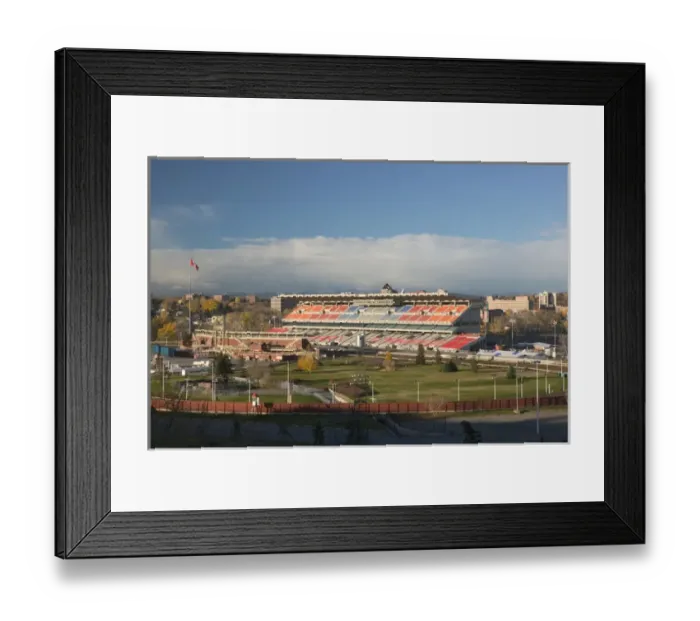 Framed Print : 02. Canada, Alberta, Calgary: Calgary Stampede Park Arena / Morning Framed Print : 02. Canada, Alberta, Calgary: Calgary Stampede Park Arena / Morning