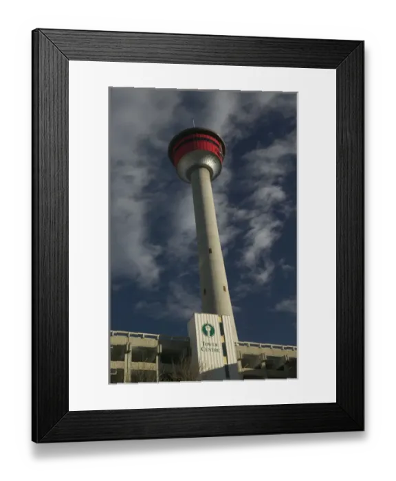 Framed Print : 02. Canada, Alberta, Calgary: Downtown view of Calgary Tower Framed Print : 02. Canada, Alberta, Calgary: Downtown view of Calgary Tower
