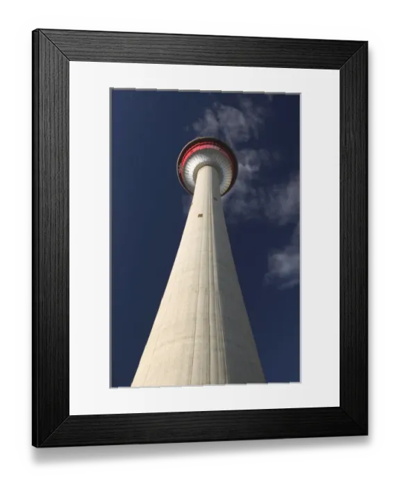Framed Print : 02. Canada, Alberta, Calgary: Downtown view of Calgary Tower Framed Print : 02. Canada, Alberta, Calgary: Downtown view of Calgary Tower