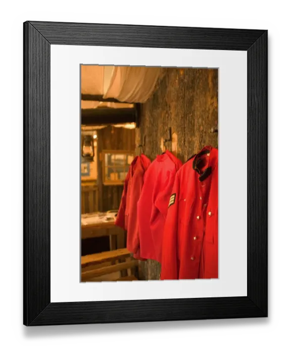 Framed Print : 02. Canada, Alberta, Calgary: Fort Calgary Historic Park, RCMP (Mountie). Barracks Display Framed Print : 02. Canada, Alberta, Calgary: Fort Calgary Historic Park, RCMP (Mountie). Barracks Display