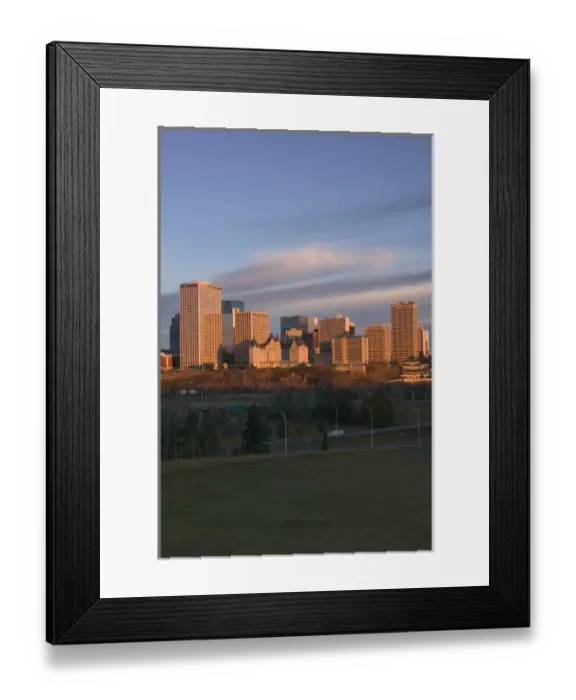 Framed Print : 02. Canada, Alberta, Edmonton: Downtown Skyline / Dawn Framed Print : 02. Canada, Alberta, Edmonton: Downtown Skyline / Dawn