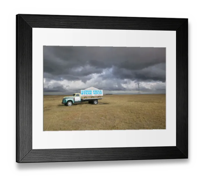 Framed Print : 02. Canada, Alberta, Fort MacLeod: Approaching Storm Framed Print : 02. Canada, Alberta, Fort MacLeod: Approaching Storm