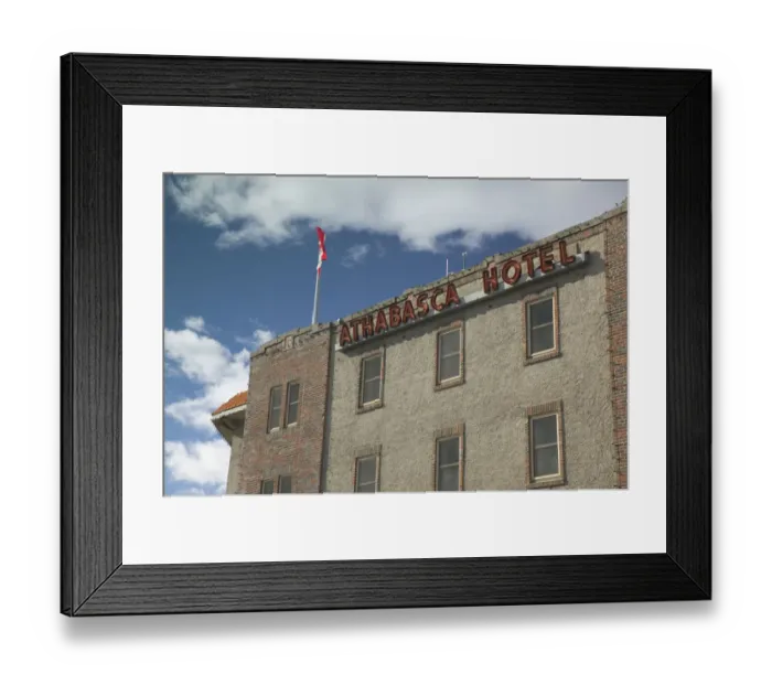 Framed Print : 02. Canada, Alberta, Jasper National Park: JASPER, Athabasca Hotel Framed Print : 02. Canada, Alberta, Jasper National Park: JASPER, Athabasca Hotel