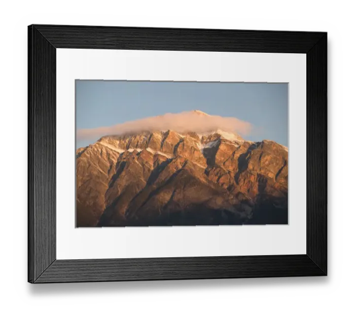 Framed Print : 02. Canada, Alberta, Jasper National Park: JASPER, Dawn Light on Pyramid Mountain Framed Print : 02. Canada, Alberta, Jasper National Park: JASPER, Dawn Light on Pyramid Mountain