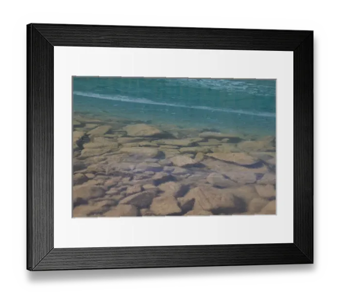 Framed Print : 02. Canada, Alberta, Jasper National Park: JASPER, Ice Covered Lake Detail Framed Print : 02. Canada, Alberta, Jasper National Park: JASPER, Ice Covered Lake Detail