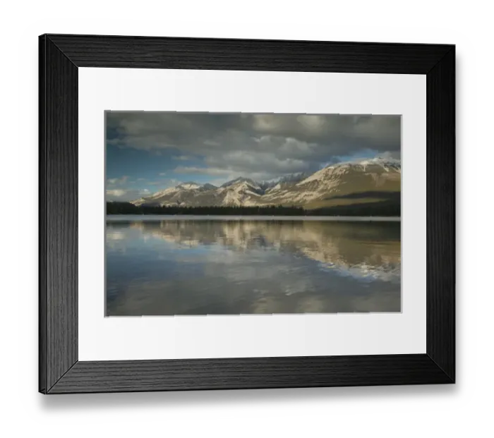 Framed Print : 02. Canada, Alberta, Jasper National Park: JASPER, Lake Edith View Framed Print : 02. Canada, Alberta, Jasper National Park: JASPER, Lake Edith View