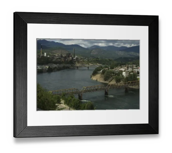 Framed Print : Canada: British Columbia, Columbia River Basin, Trail, Tech Cominco Metals Smelting Plant Framed Print : Canada: British Columbia, Columbia River Basin, Trail, Tech Cominco Metals Smelting Plant